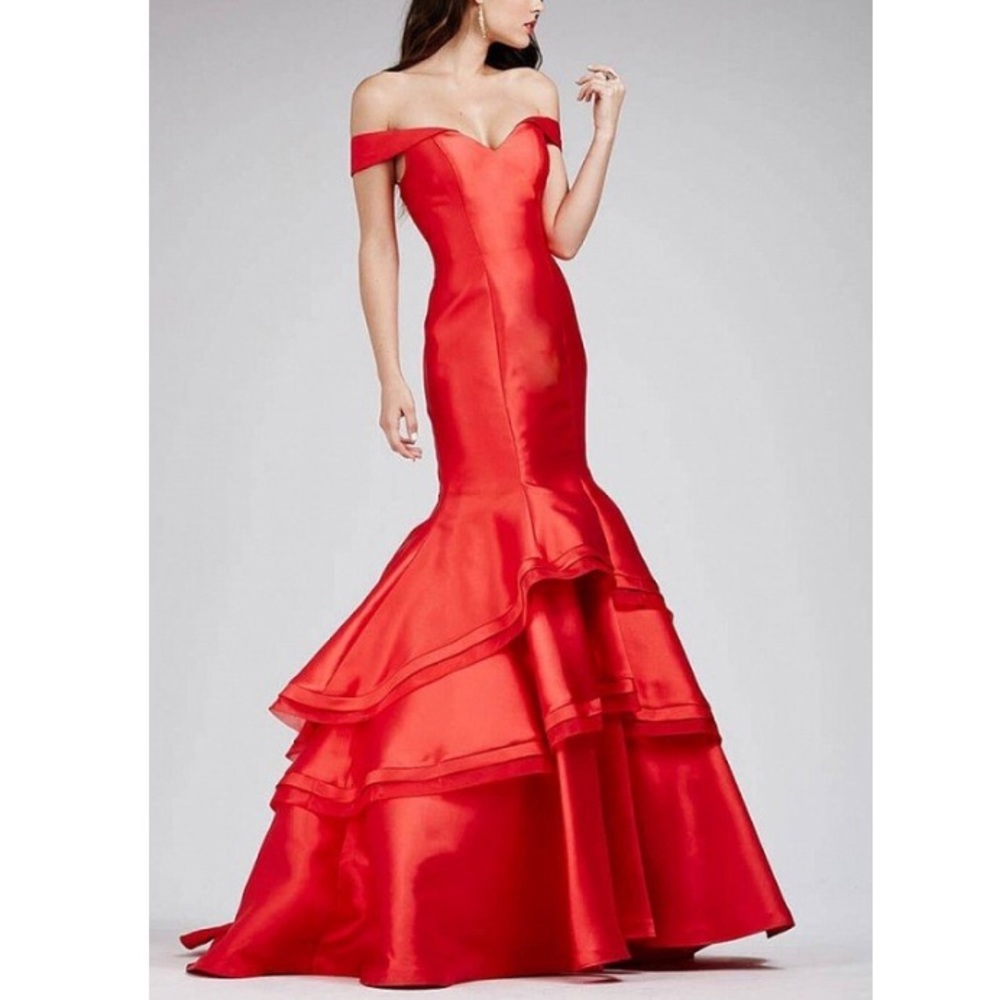Jovani red stunning gown